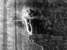 side scan sonar image of the New Orleans