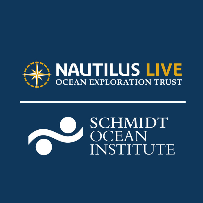 Partner logos of Ocean Exploration Trust and Schmidt Ocean Institute