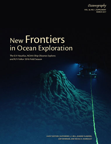 New Frontiers in Ocean Exploration: The E/V Nautilus, NOAA Ship Okeanos Explorer, and R/V Falkor 2016 Field Season cover