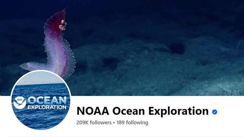 NOAA Ocean Exploration Education Facebook page