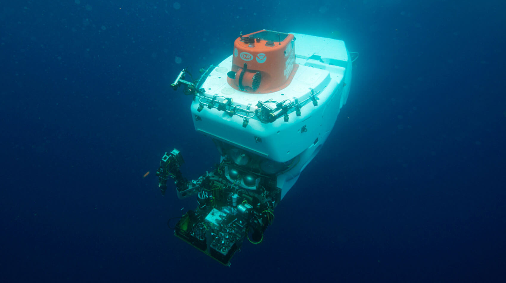 Alvin, which is operated by Woods Hole Oceanographic Institution (WHOI), has been in operation since 1964. The human occupied vehicle can carry two scientists and one pilot for each dive.