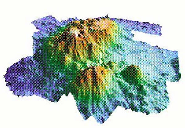 3D Map of Patton Seamount