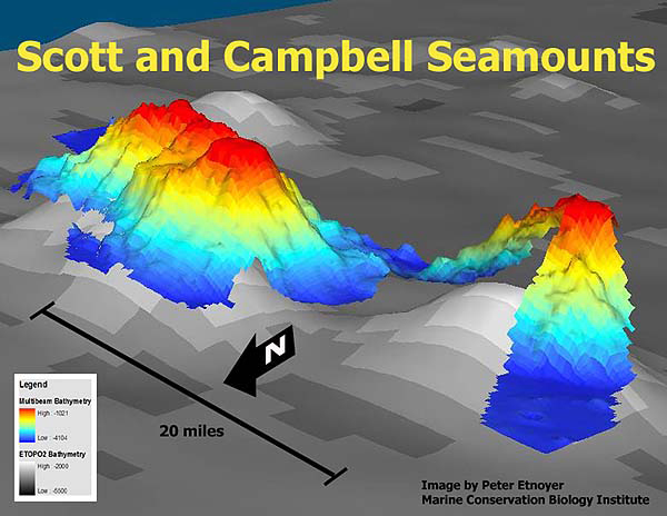 High resolution Seabeam bathymetry