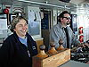 Chief Mate Mitzie Crane and Ed Catfish Popowitz