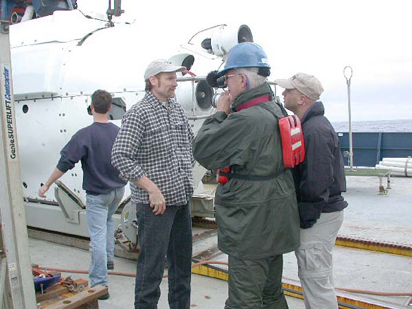 Randy Keller being interviewed