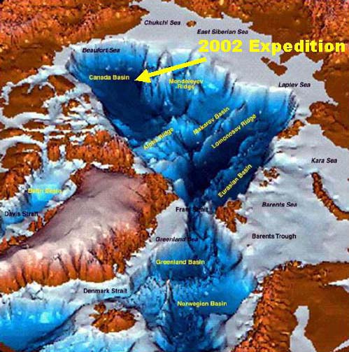 Canada Basin Map