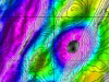 Magnetization map of Explorer Ridge. 