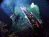 Hot fluid sampling at a black smoker vent.