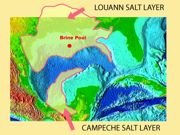 Brine Pool and other Brine Lakes in the Gulf of Mexico