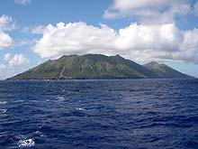 Anatahan Volcano, 3 months before the eruption