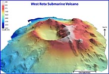 West Rota submarine volcano