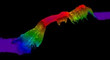 Partial bathymetry for Kelvin seamount