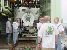 Researchers Ivar Babb, Dr. Peter Auster, and Dr. Jon Moore discuss upcoming dives