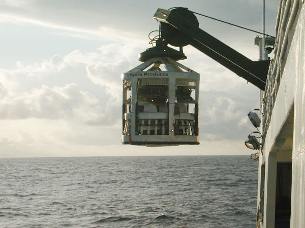 Deployment of a ROV