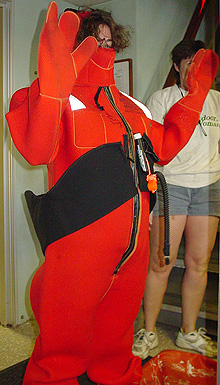 demo of immersion or Gumby suit