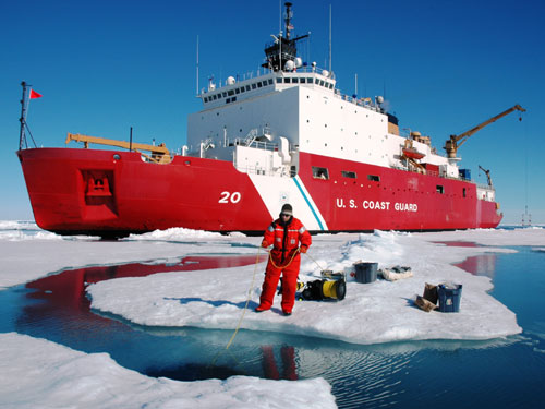 Clark submarine volcano viewed from the southeast looking northwest.