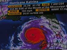 The frightening view of Katrina today.