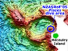 Map view of Macauley and Giggenbach submarine volcanoes. NZASRoF'05 submersible dive site and Macauley Island are indicated.