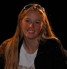 Kristin Ludwig, Geologist and Ph.D student.