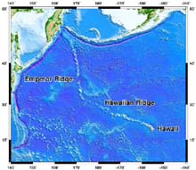 Hawaiian Islands – Emperor Seamount chain