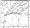 The North Atlantic Ocean distribution of the planktonic foraminifera N. pachyderma (sin) at the Last Glacial Maximum (LGM).