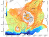 General map of area, showing location of Santorini (Thera) caldera and the Kolumbo submarine volcano