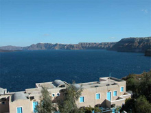 View of Santorini caldera from south.