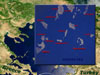 The Cycladic Islands in the Aegean Sea, focus area for PHAEDRA 2006.