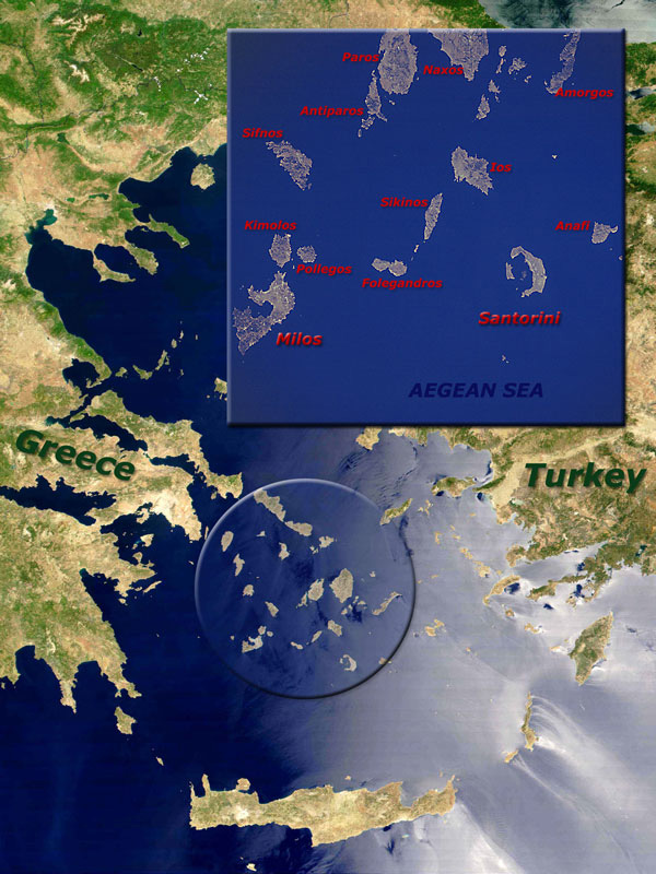 The Cycladic Islands