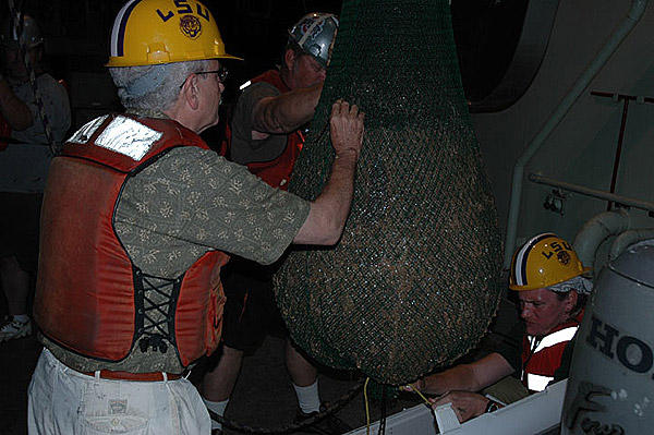 cooler used to contain the trawl's catch