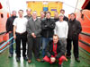 The ROV team, consisting of 8 scientists and engineers from all over the world.