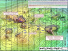 The AUV data was used to complete this high resolution bathymetric map of site AT 340. Several of the habitats visited with the ALVIN submersible during last summer's cruise are located on the map.