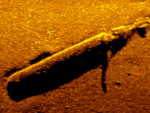 An MMP Remus 100 discovered this lost torpedo on the NUWC test range.