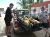 After a great day of testing both Gavia AUVs, they are loaded into the back of a pickup truck to head back to 'science headquarters.'