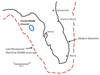 During the Late Pleistocene Florida's shoreline extended much farther offshore than the present coast.