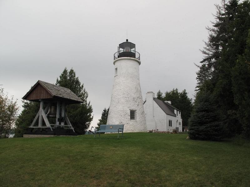 The Old Presque Isle Lighthouse was completed in 1840. It was replaced by the New Presque Isle Lighthouse 31 years later, after it was determined that the old light house needed too many repairs. The New Presque Isle Lighthouse was built taller and in a better location on the peninsula.