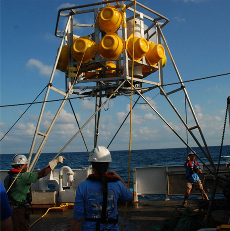 Netherlands Inst. of Sea Research BOBO benthic lander that will be used in the Middle Atlantic deep-water canyons.
