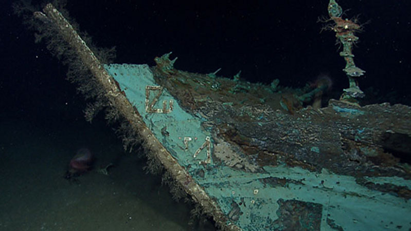 An early to mid-19th century wooden-hulled shipwreck on the deep Gulf of Mexico seafloor.
