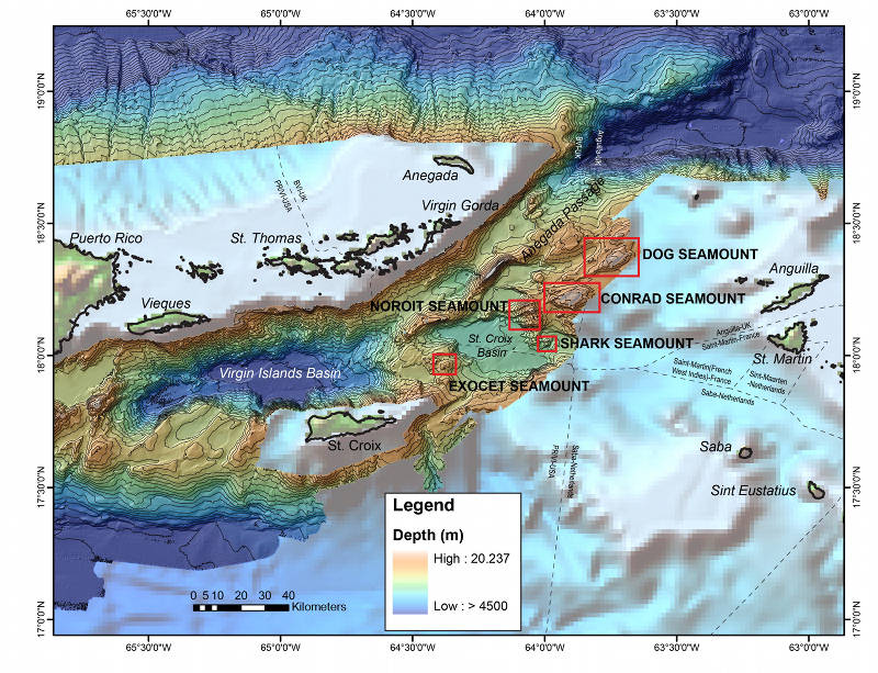 Nautilus 2014 Field Schedule Map