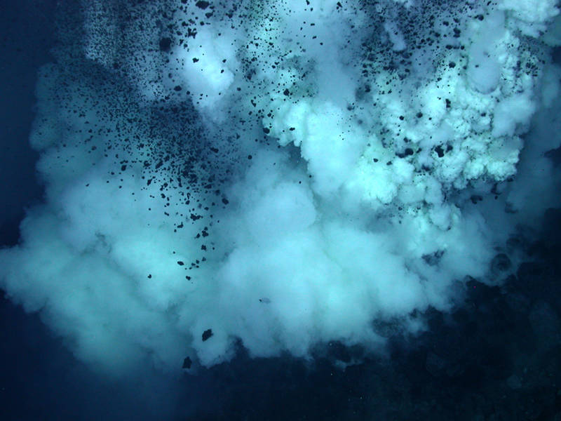 NW Rota-1 seamount has been observed erupting explosively on previous visits.