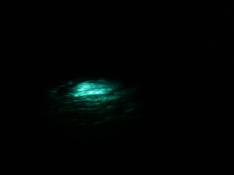 The water was clear enough that even during a night dive the divers’ lights could be seen from Roper upon the surface.