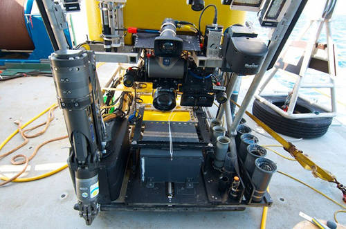 BioBox and manipulator arm on Global Explorer.