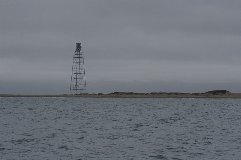This tower marks Point Franklin along the coast of the Chukchi Sea between Wainwright and Barrow.
