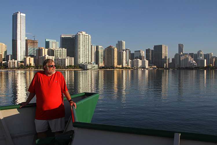 Chief Scientist Dennis Hanisak takes in the scenery.