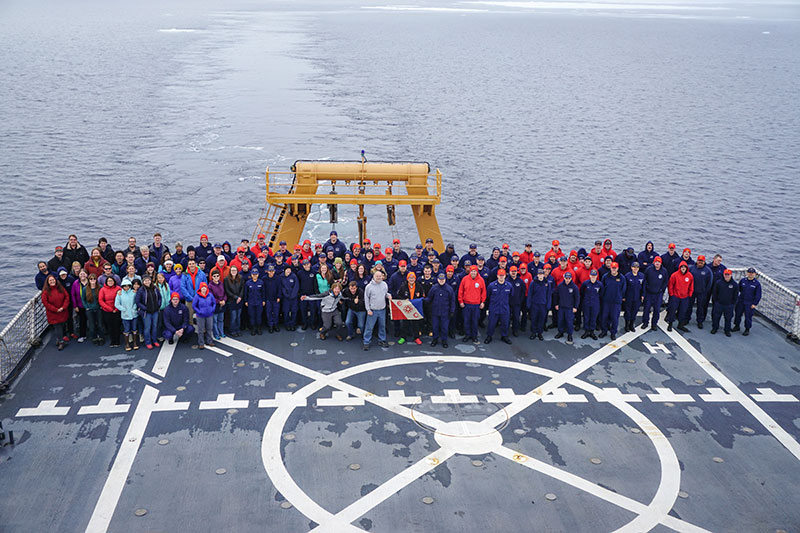 A group of 141 scientists and Coast Guard crew completed a successful expedition to the Chukchi Borderlands.