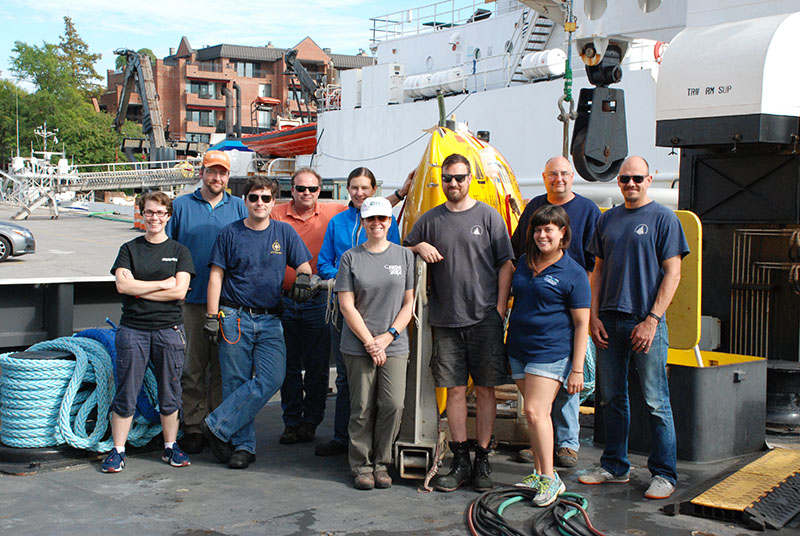 The DEEP SEARCH science team at the end of the 2017 expedition.