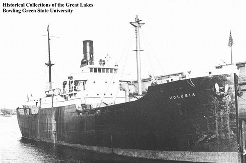Photo of the freighter Norlindo (previously named Lake Glaucus [1920–1925] and Volusia [1925–1941]).