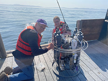 Sampling Water From Niskins