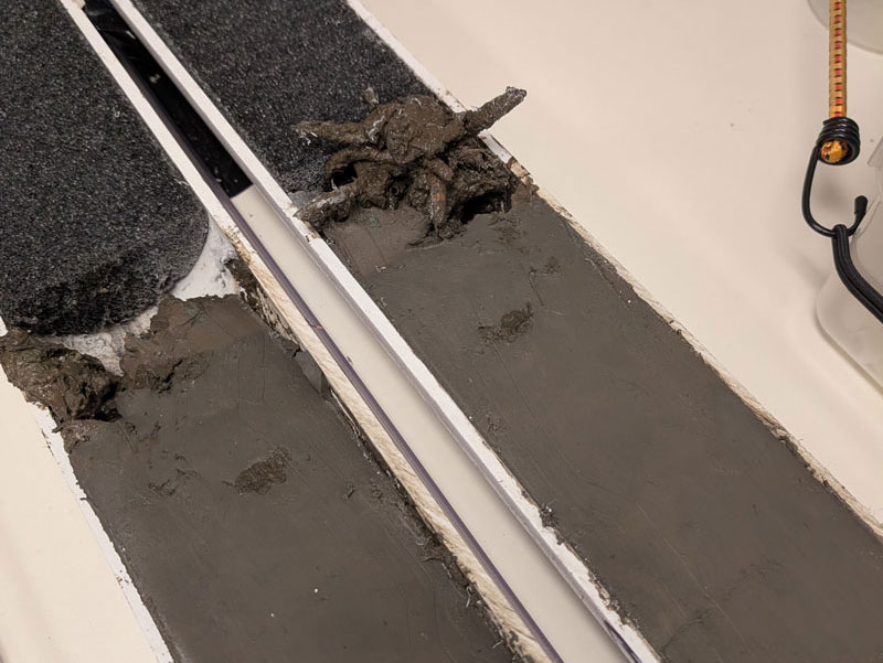 First look at a large-diameter sediment core taken at a methane seep site off the Chile margin. The surface of the core has the remains of tube worms, indicative of a seep community. The core provided insights to the Exploring Deep-Sea Methane Seeps Along the Chile Margin project.