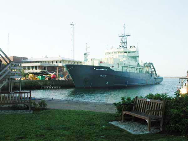 R/V Atlantis at dock